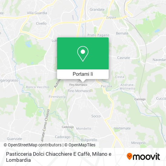 Mappa Pasticceria Dolci Chiacchiere E Caffè