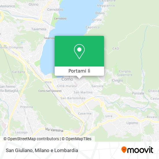 Mappa San Giuliano