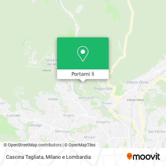 Mappa Cascina Tagliata