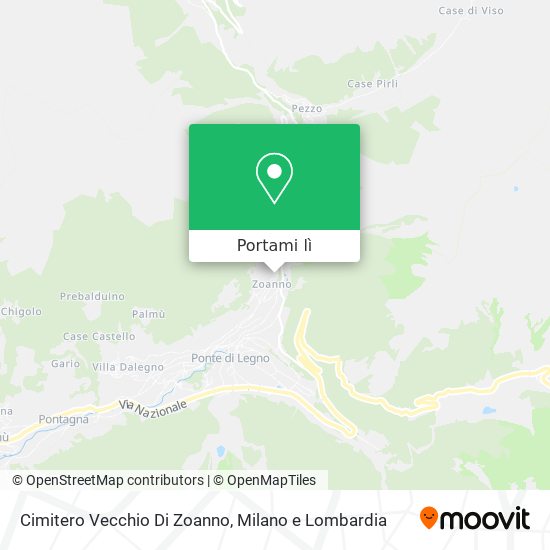 Mappa Cimitero Vecchio Di Zoanno