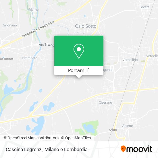 Mappa Cascina Legrenzi