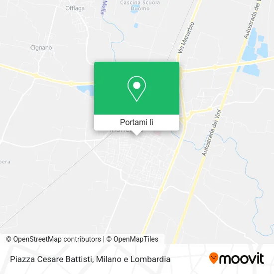 Mappa Piazza Cesare Battisti
