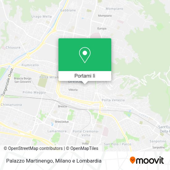 Mappa Palazzo Martinengo