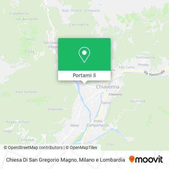 Mappa Chiesa Di San Gregorio Magno