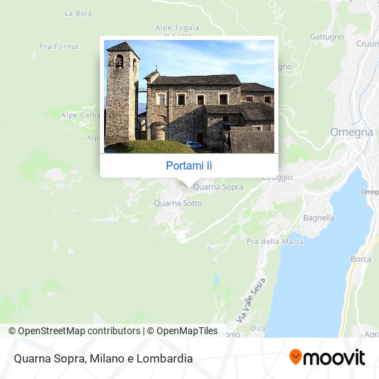 Mappa Quarna Sopra