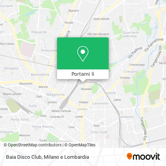 Mappa Baia Disco Club