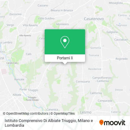 Mappa Istituto Comprensivo Di Albiate Triuggio