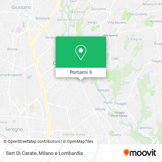 Mappa Sert Di Carate