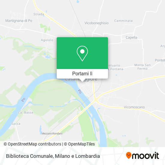 Mappa Biblioteca Comunale