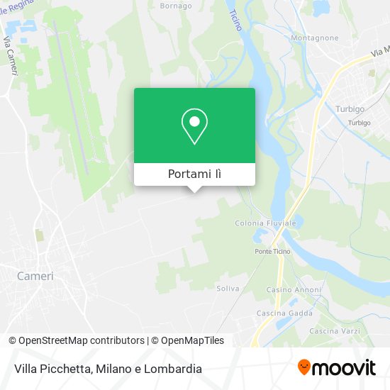 Mappa Villa Picchetta