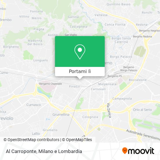 Mappa Al Carroponte