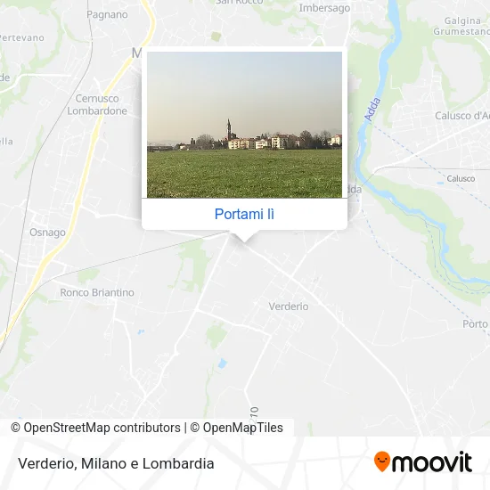 Mappa Verderio