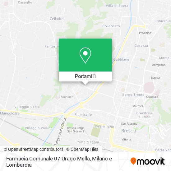 Mappa Farmacia Comunale 07 Urago Mella