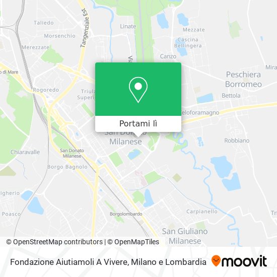 Mappa Fondazione Aiutiamoli A Vivere