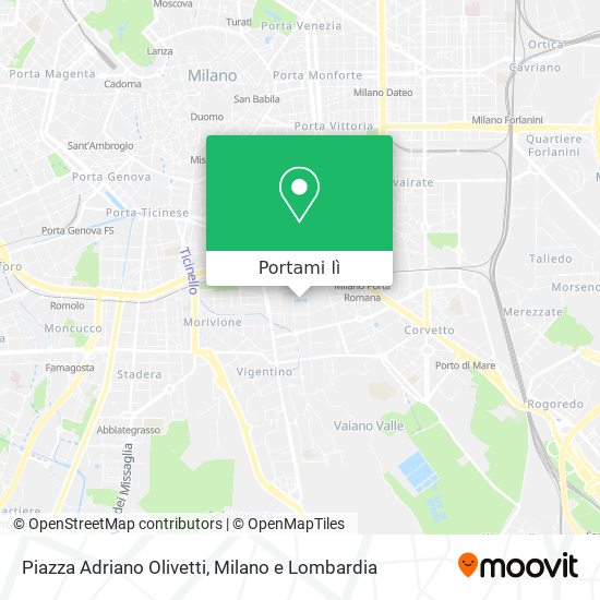 Mappa Piazza Adriano Olivetti