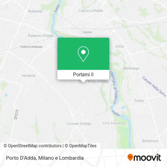 Mappa Porto D'Adda