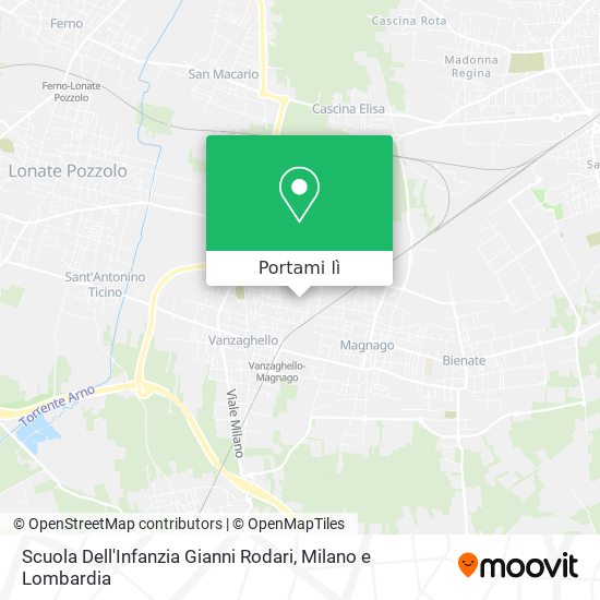 Mappa Scuola Dell'Infanzia Gianni Rodari