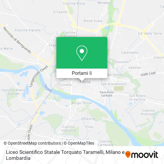 Mappa Liceo Scientifico Statale Torquato Taramelli