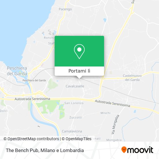 Mappa The Bench Pub