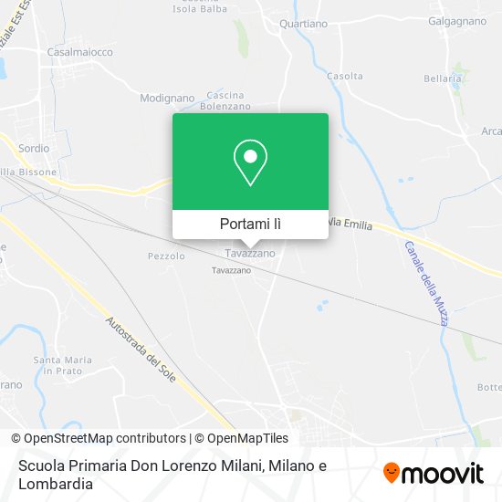Mappa Scuola Primaria Don Lorenzo Milani