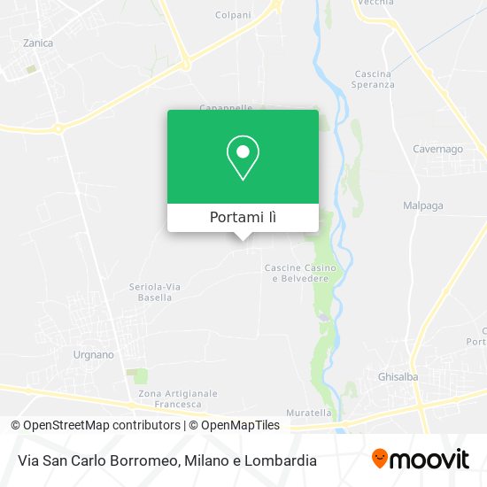 Mappa Via San Carlo Borromeo