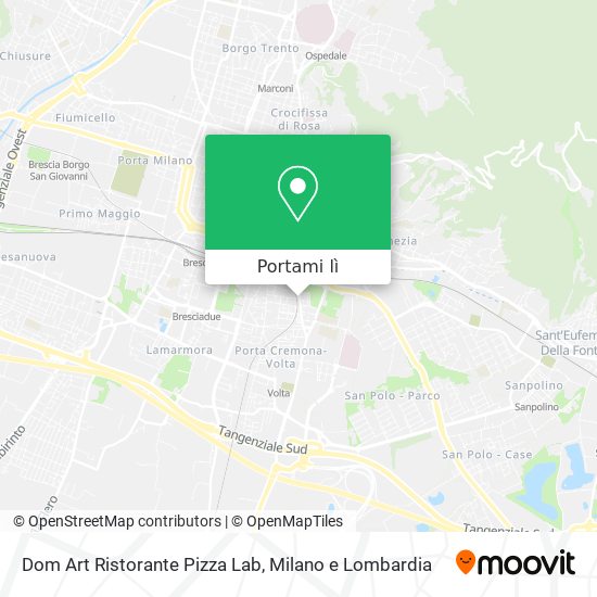 Mappa Dom Art Ristorante Pizza Lab
