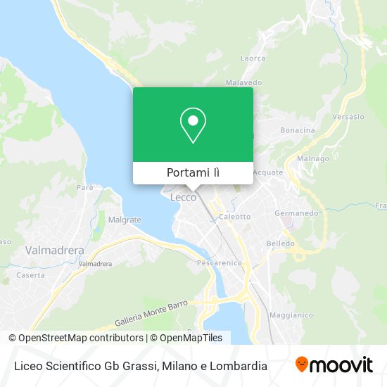 Mappa Liceo Scientifico Gb Grassi