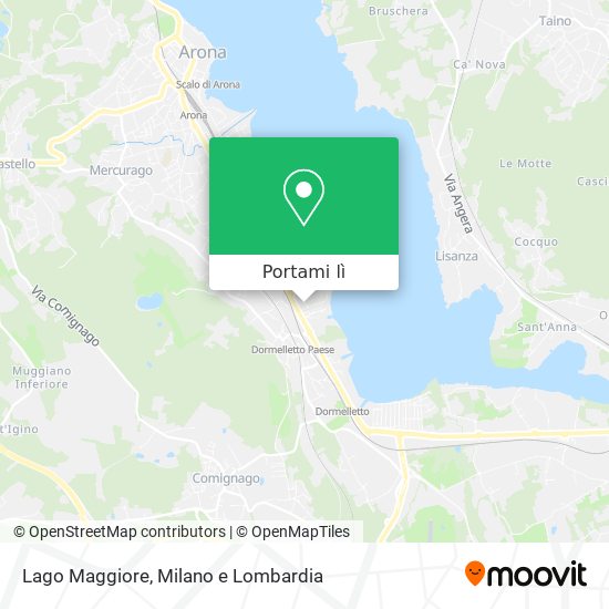Mappa Lago Maggiore