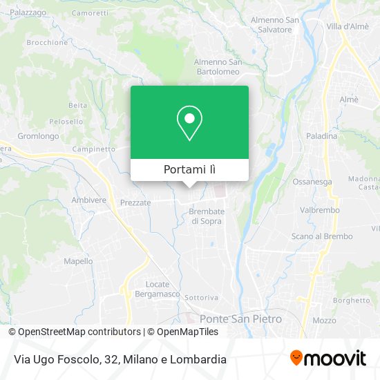 Mappa Via Ugo Foscolo, 32
