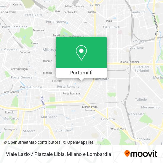 Mappa Viale Lazio / Piazzale Libia