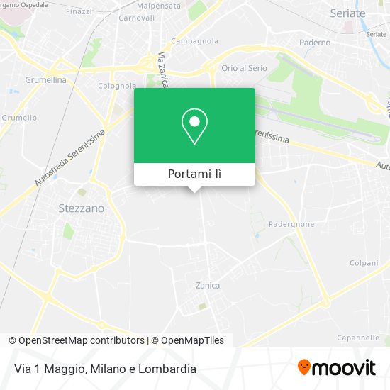 Mappa Via 1 Maggio