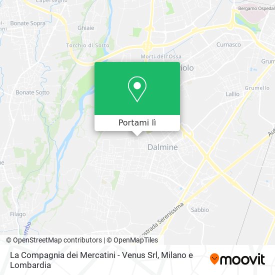 Mappa La Compagnia dei Mercatini - Venus Srl