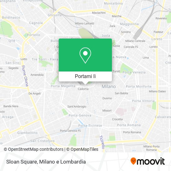 Mappa Sloan Square