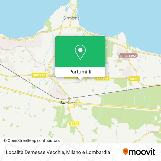 Mappa Località Demesse Vecchie