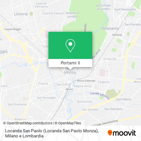 Mappa Locanda San Paolo