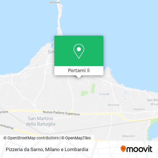 Mappa Pizzeria da Sarno