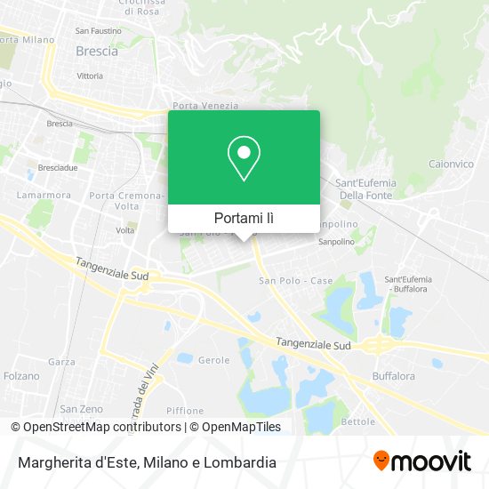 Mappa Margherita d'Este
