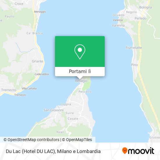 Mappa Du Lac (Hotel DU LAC)