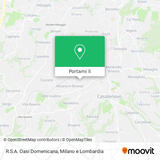 Mappa R.S.A. Oasi Domenicana