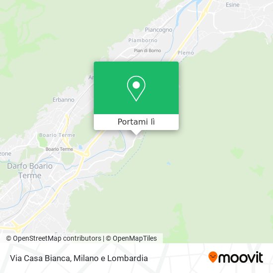 Mappa Via Casa Bianca