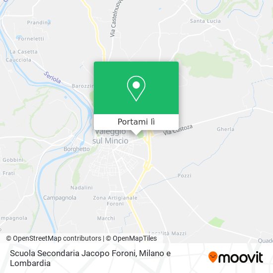 Mappa Scuola Secondaria Jacopo Foroni
