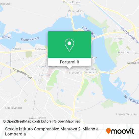 Mappa Scuole Istituto Comprensivo Mantova 2