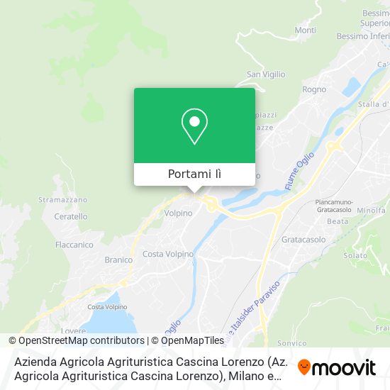 Mappa Azienda Agricola Agrituristica Cascina Lorenzo