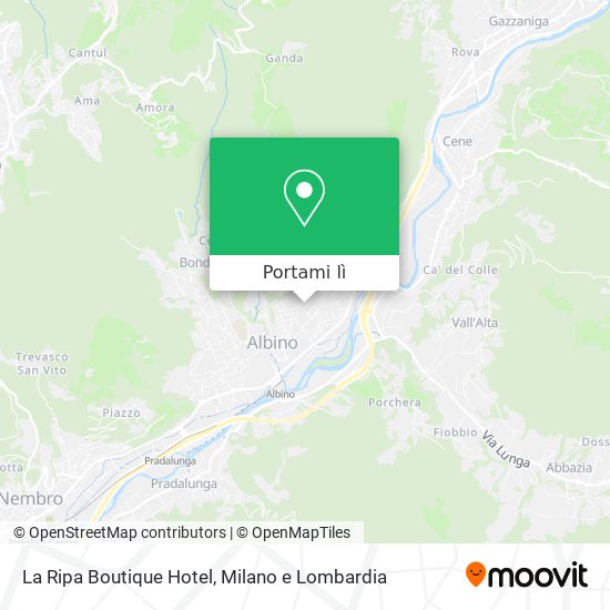 Mappa La Ripa Boutique Hotel