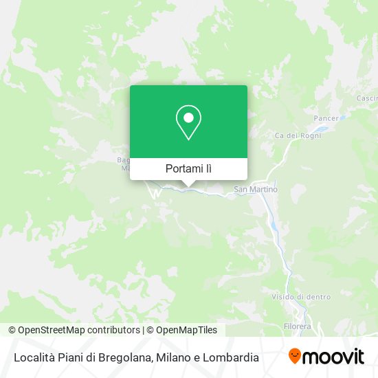 Mappa Località Piani di Bregolana