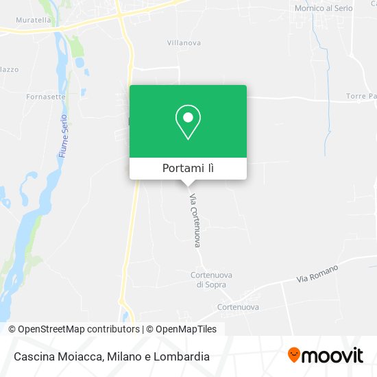 Mappa Cascina Moiacca