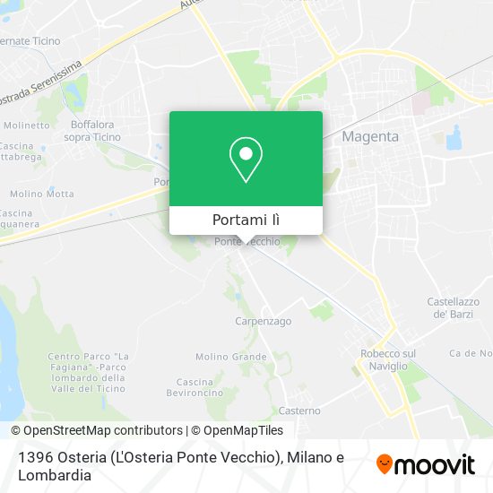 Mappa 1396 Osteria (L'Osteria Ponte Vecchio)