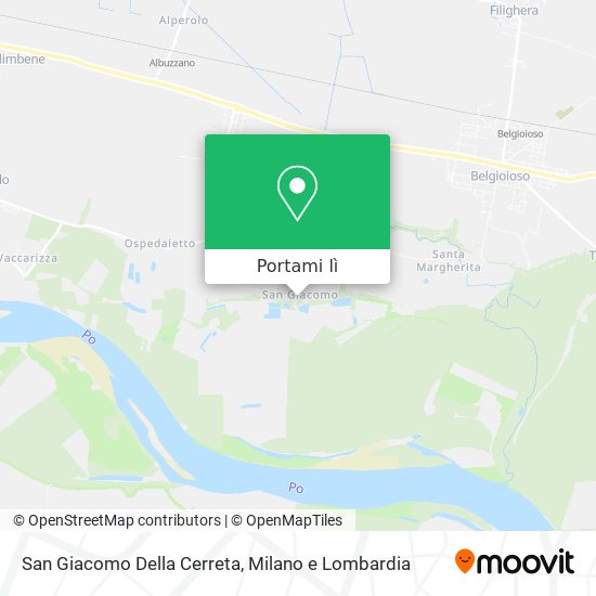 Mappa San Giacomo Della Cerreta