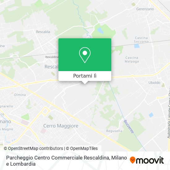 Mappa Parcheggio Centro Commerciale Rescaldina