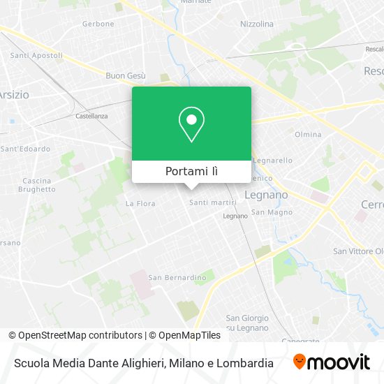 Mappa Scuola Media Dante Alighieri
